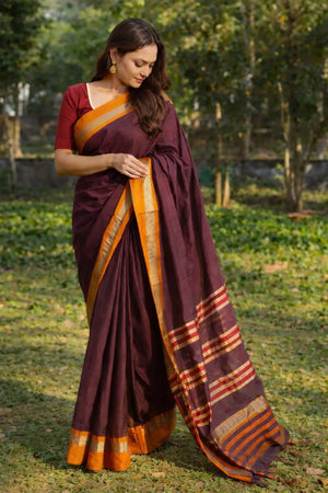 Raktima : Narayanpet Cotton Saree Sathiraa Sarees