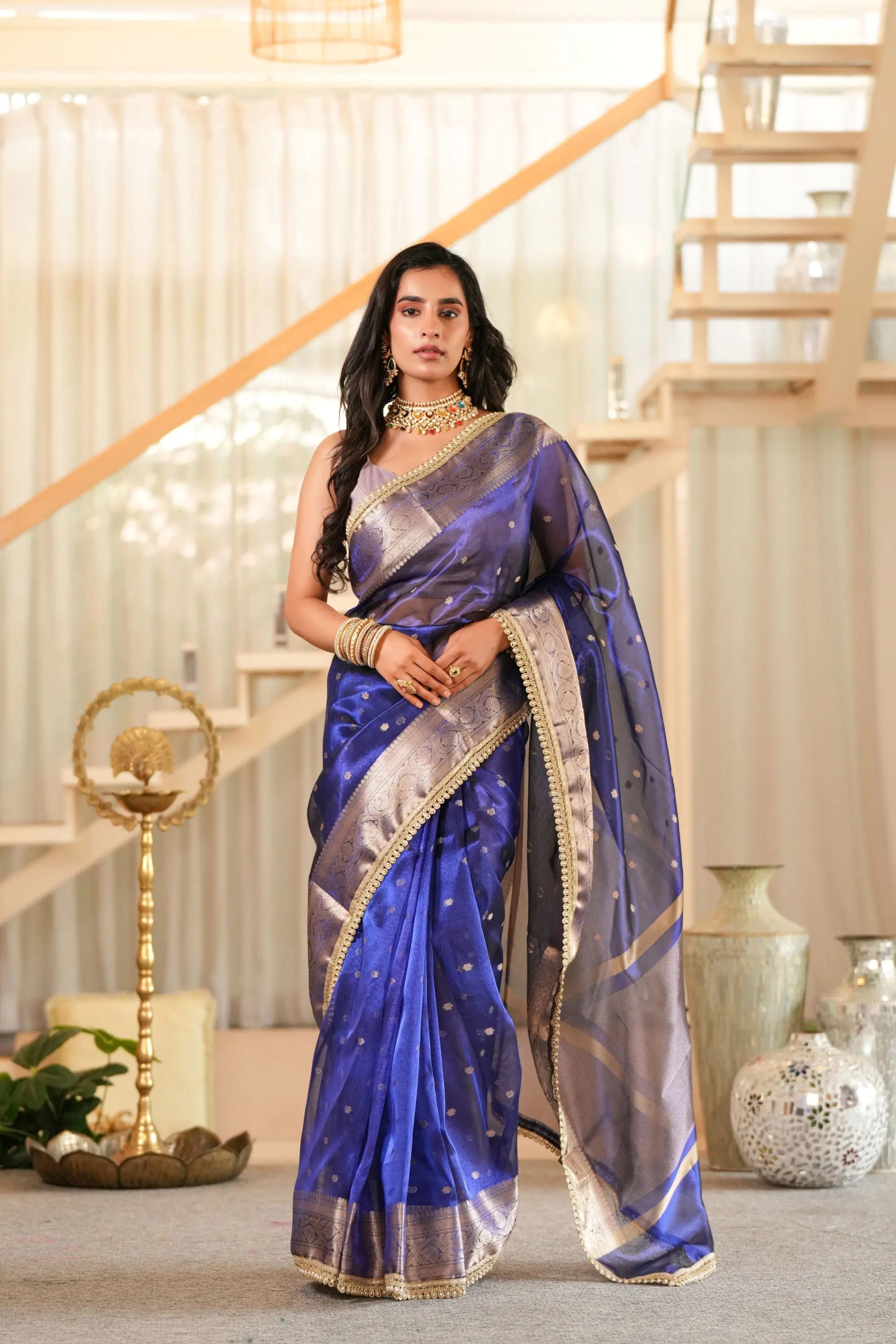 Image of Kanika : Banarasi Tissue Silk Saree Sathiraa Sarees