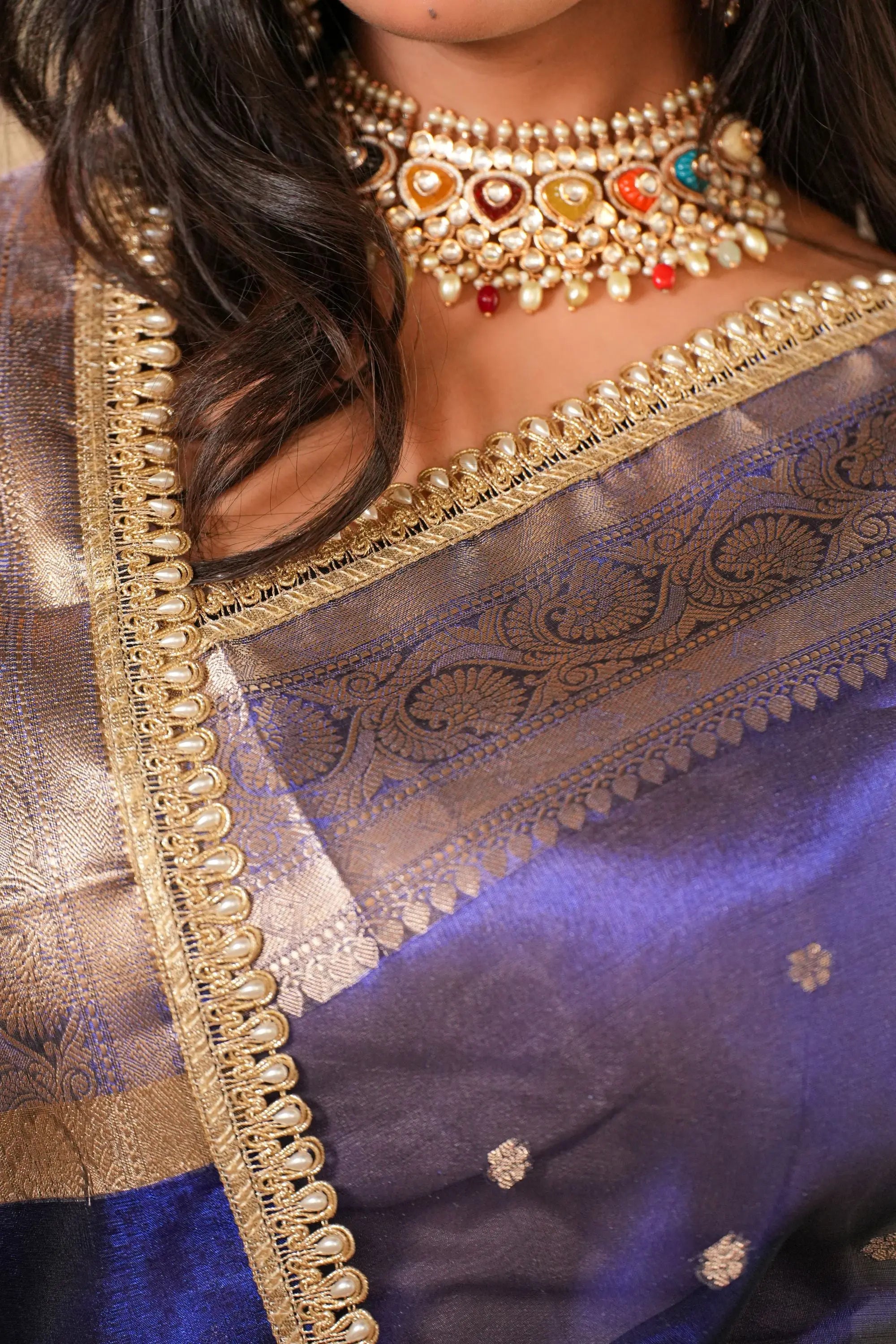 Image of Kanika : Banarasi Tissue Silk Saree Sathiraa Sarees