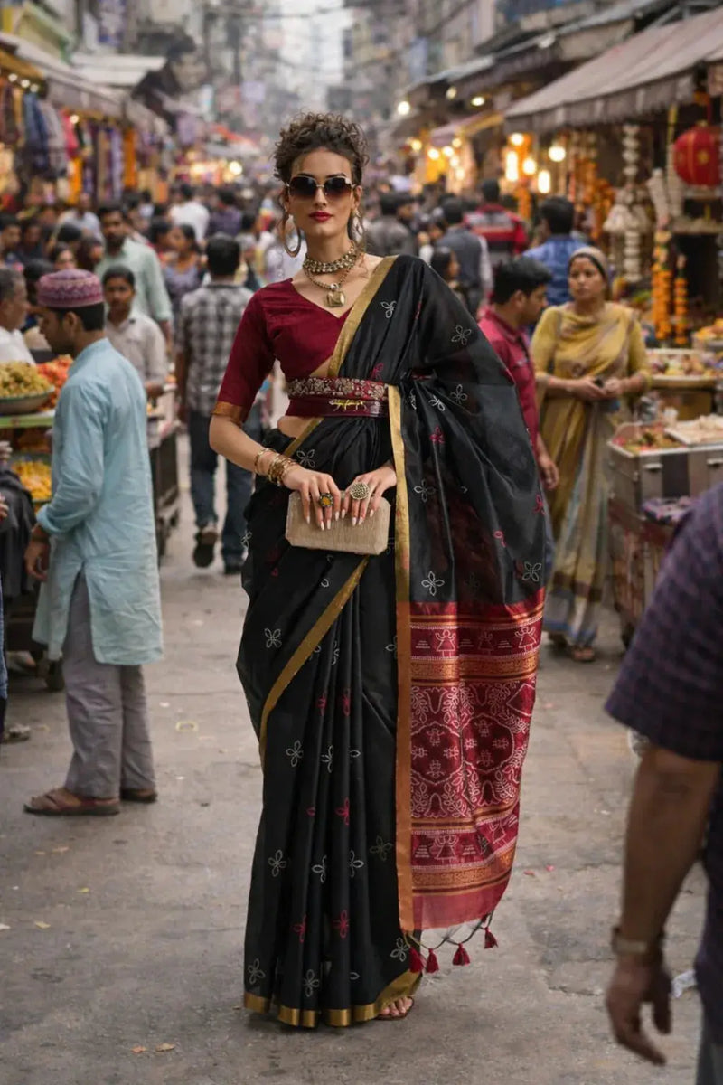 Bandhini Art Silk
