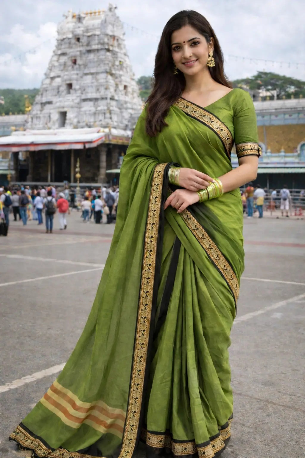Image of Hemangi : Narayanpet Cotton Saree Sathiraa Sarees