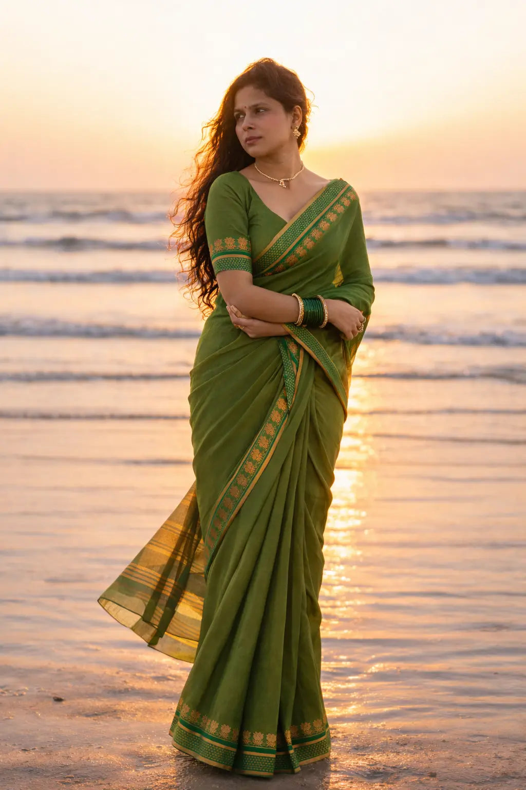 Image of Ojasvi: Narayanpet Cotton Saree Sathiraa Sarees