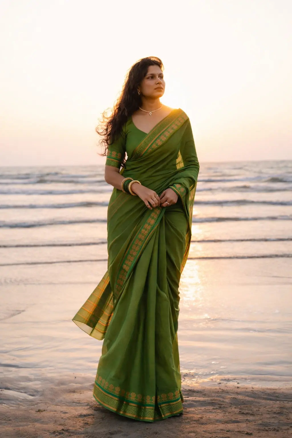 Image of Ojasvi: Narayanpet Cotton Saree Sathiraa Sarees