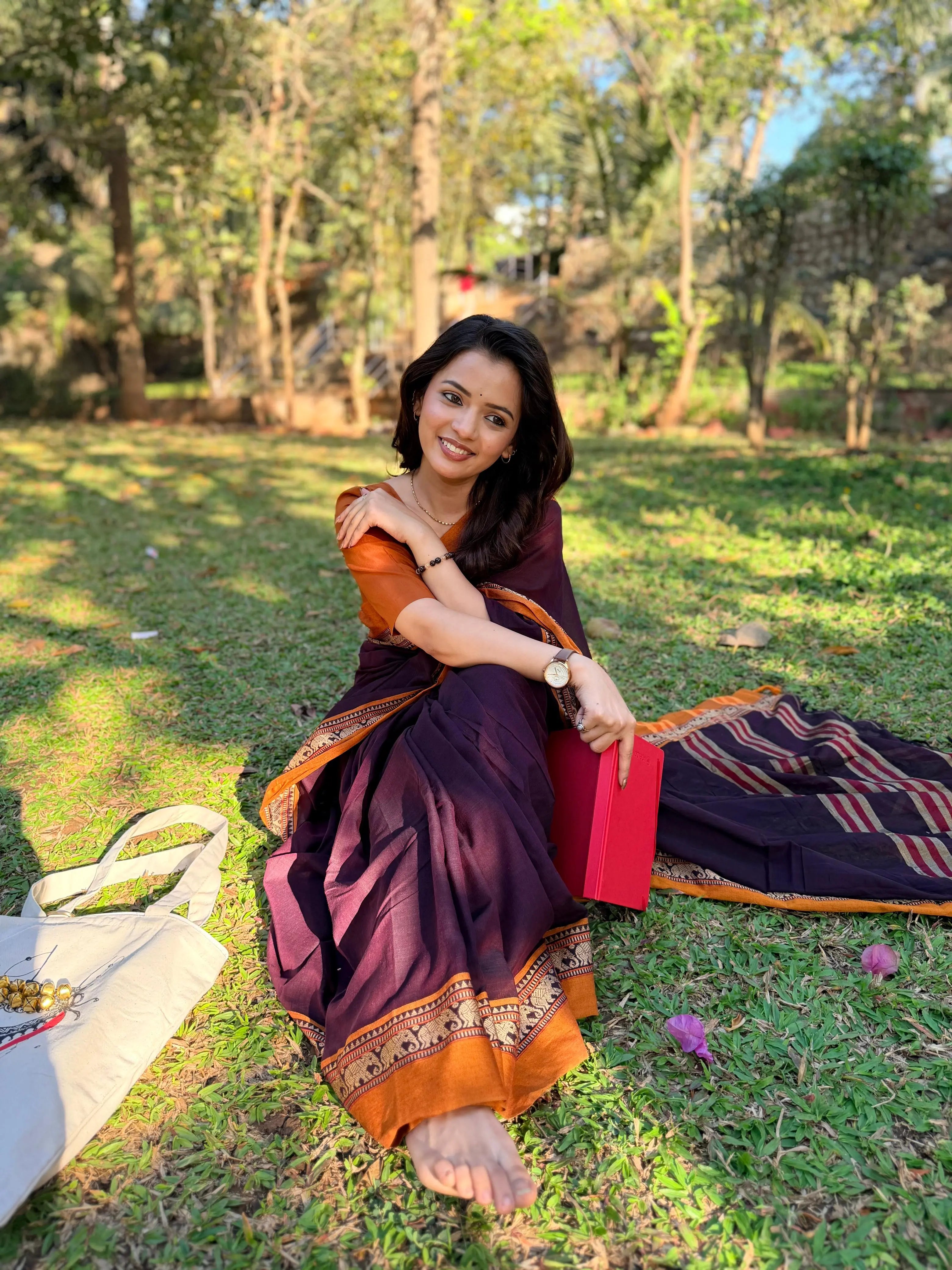 Image of Raktima : Narayanpet Cotton Saree Sathiraa Sarees