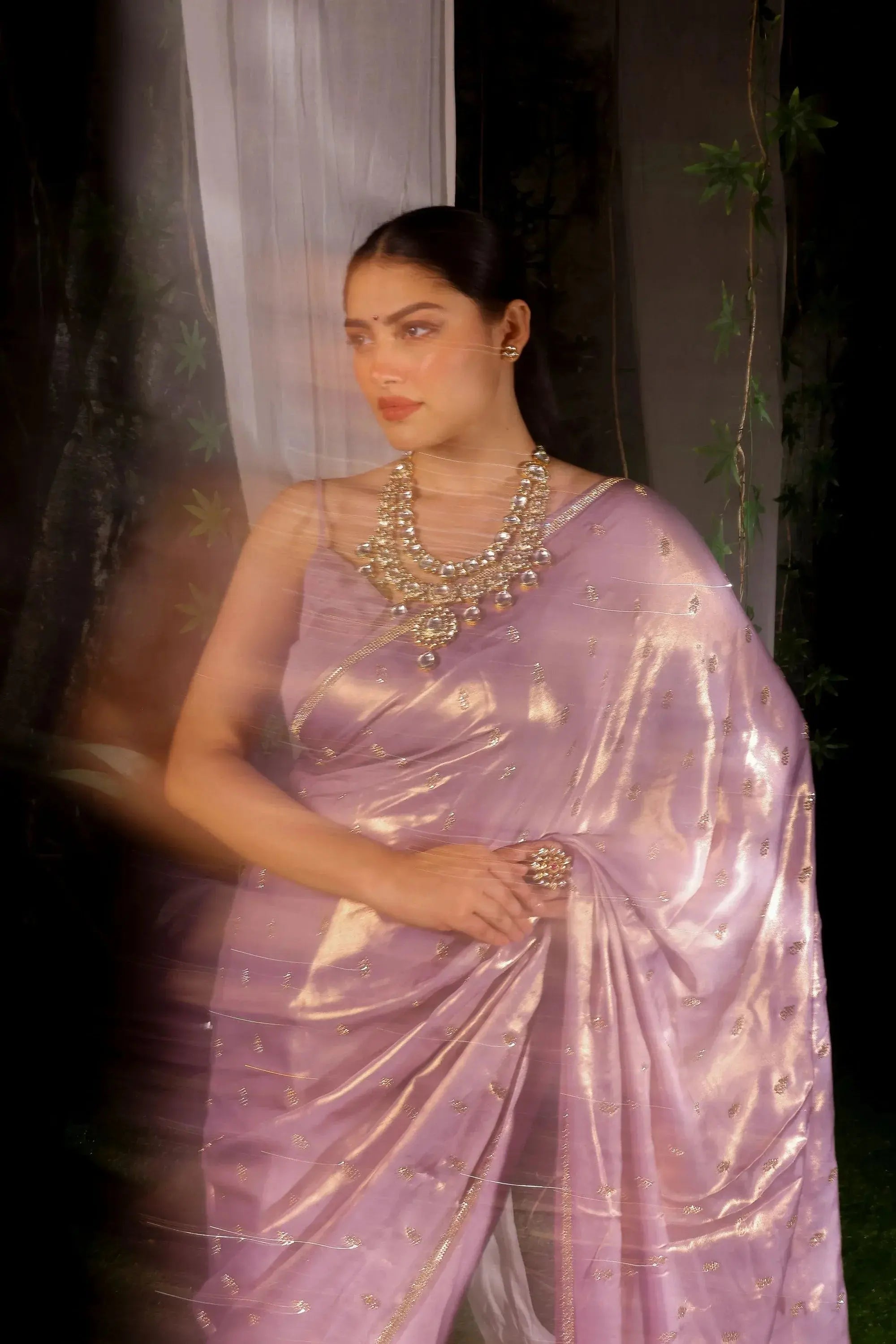 Image of Chandani - purple Sathiraa Sarees